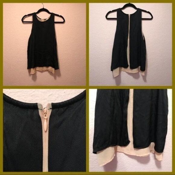 NWOT. Forever 21 Blouse With Zipper On Back. - Picture 1 of 7